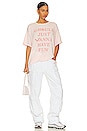 view 4 of 4 T-SHIRT OVERSIZED GHOULS JUST WANNA HAVE FUN in Blush Pink
