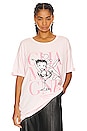 view 1 of 4 Champagne Betty Oversized Tee in Blush