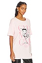 view 2 of 4 Champagne Betty Oversized Tee in Blush