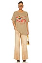 view 4 of 4 Howdy Coke Oversized Tee in Camel Gold