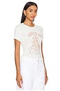 view 2 of 4 Rodeo Queen Of Beers Baby Rib Tee in White