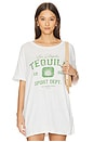 view 2 of 5 Tequila Sport Oversized Tee in Pebble Heather