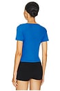view 3 of 4 US Priority Female Tee Shirt in Vintage Blue