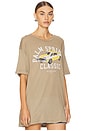 view 3 of 5 T-SHIRT OVERSIZED PALM SPRINGS CLASSIC in Camel Gold