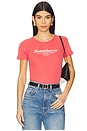 view 1 of 4 Sweethearts Official TM Baby Tee in Vintage Red