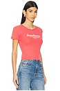 view 2 of 4 Sweethearts Official TM Baby Tee in Vintage Red