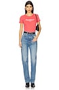 view 4 of 4 Sweethearts Official TM Baby Tee in Vintage Red