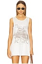view 2 of 5 This Ain't Texas Tank Top in White