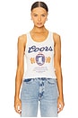 view 2 of 5 Coors Original 40z Rib Tank Top in White
