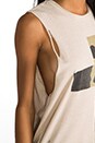 view 5 of 5 Praise Camo Thrasher Muscle Tee in Nude