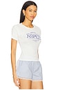 view 2 of 4 Lodge Life Baby Tee in White