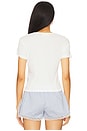 view 3 of 4 Lodge Life Baby Tee in White