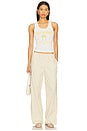 view 4 of 4 Apres Social Club Rib Tank in White
