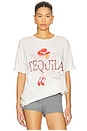 view 1 of 4 Tequila Mi Amor Oversized Tee in Bone