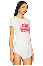 view 2 of 4 Cherry Coke Saint Tropez Baby Tee in White