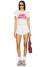 view 4 of 4 Cherry Coke Saint Tropez Baby Tee in White