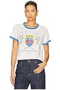 view 1 of 4 Saint Barth Crest Tee in White & Blue