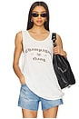 view 1 of 4 Champagne Gang Tank Top in White