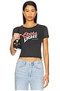 view 1 of 4 Light Racing Baby Tee in Black Snow