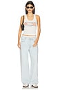 view 4 of 4 Coors Americas Fine Light Beer Rib Tank Top in White