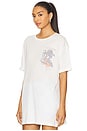 view 3 of 5 Coors Banquet American Woman Oversized Tee in White