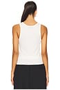view 4 of 5 Welcome To New York Rib Tank Top in White