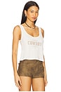view 2 of 4 Caviar Cowboy Boxy Tank in White