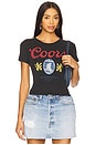 view 1 of 4 Coors Original Baby Tee in Black Snow