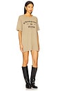 view 2 of 3 Champagne Gang Oversized Tee in Camel Gold