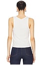 view 3 of 4 x REVOLVE Micro Cherry Rib Tank Top in White