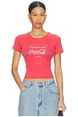 view 1 of 4 T-SHIRT BABY APRES SKI COCA COLA in Vintage Red