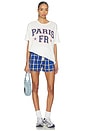 view 4 of 4 Paris Fr Smu Oversized Tee in White