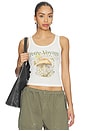 view 1 of 4 Petite Voyage Rib Tank Top in White