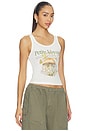 view 2 of 4 Petite Voyage Rib Tank Top in White