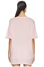 view 4 of 5 Saint Tropez Sardines Oversized Tee in Blush Pink