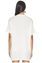 view 4 of 5 Petite Voyage Oversized Tee in White