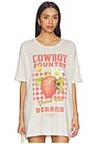 view 1 of 4 CAMISETA TAMAÑO GRANDE COWBOY COUNTRY BERRIES in Bone