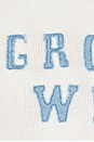 view 5 of 5 Grown Wild Denim Baby Tee in White
