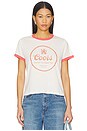 view 1 of 4 Coors Fine Banquet Beer Perfect Ringer Tee in White & Red