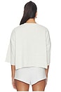 view 3 of 4 CAMISETA WELCOME TO AMERICA CROP in Pebble Heather
