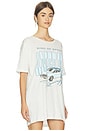 view 2 of 4 King Of Speed America Racing Oversized Tee in Pebble Heather