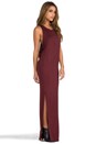 view 3 of 5 Low Curve Dress in Oxblood