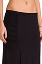 view 5 of 6 High Slit Maxi Skirt in Black