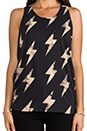 view 4 of 4 Lightning Bolt Low Curve Tank in Lightning Bolts