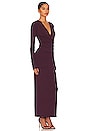 view 2 of 3 Calli Dress in Oxblood