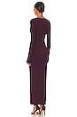 view 3 of 3 Calli Dress in Oxblood