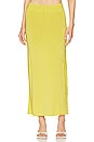 view 1 of 4 Vana Skirt in Electric Yellow