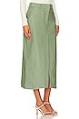 view 2 of 4 Isabeau Maxi Skirt in Green