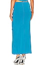 view 3 of 4 Vana Skirt in Electric Turquoise