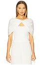 view 1 of 4 Elias Cape Top in White
